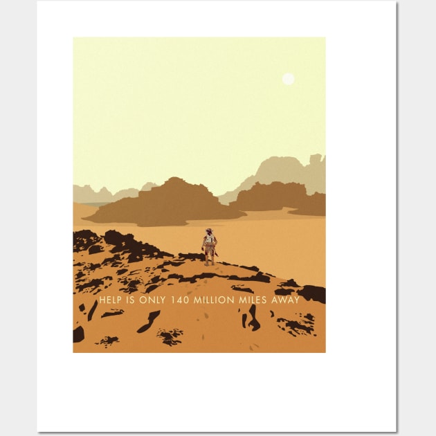 The Martian Wall Art by Huegh